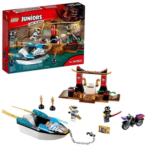LEGO Juniors Ninjago Zane’s Ninja Boat Pursuit Set 10755, 100% Completo sin instr - Imagen 1 de 2