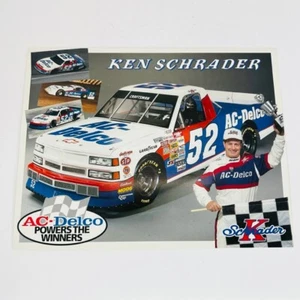 Tarjeta fotográfica NASCAR Ken Schrader AC-Delco 8x11 - Imagen 1 de 2