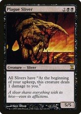 Plague Sliver - Foil Time Spiral LP MTG