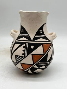 Indianer Acoma Keramik Vase Joyce Leno - Bild 1 von 5