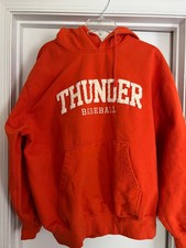 Preowned Trenton Thunder Baseball Orange XL Hoodie