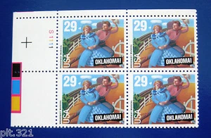 Sc # 2722 ~ Plate # Block ~ 29 cent Broadway Musical, Oklahoma Issue (fe8) - Picture 1 of 1
