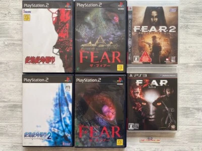 SONY PS2 & 3 Zettai Zetsumei Toshi 1 2 & The Fear & F.E.A.R. 2 3 set from Japan - Image 1 of 4