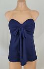 Coco Reef Navy Blue The Five Way Underwire Tankini Top Size 32/34D