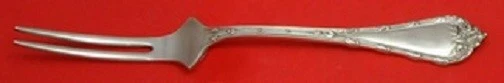 Tenedor de espinacas Madame Royale de Durgin de plata esterlina 7 1/4" personalizado Foto 1 de 1