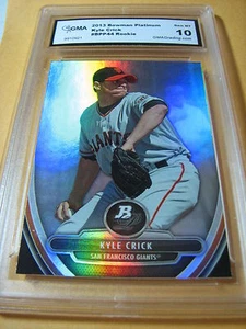 Kyle Crick Giants 2013 Bowman Platinum Rookie RC # BPP44 GRADED 10 - Bild 1 von 1