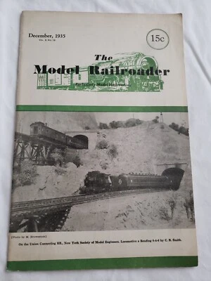 Vintage The Model Railroader Magazine December 1935 vol 2 no 12 - Image 1 of 3