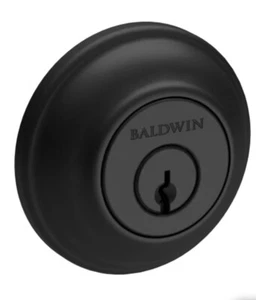 Baldwin SC.TRD traditioneller runder Einzylinder gleichschließend - schwarz - Bild 1 von 3