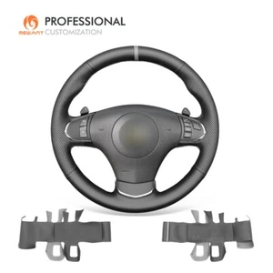 MEWANT DIY Genuine Leather Steering Wheel Cover for Chevrolet Corvette (C6) Z06 - Picture 1 of 10