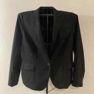 Ann Taylor One-Button Black Blazer in Seasonless Stretch Size 16 - Picture 1 of 6