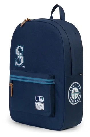 🔥 Herschel Supply Co MLB Seattle Mariners Baseball Backpack Day Pack Blue Navy Cover
