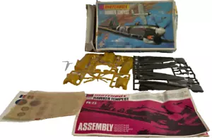 1974 MATCHBOX Hawker Tempest MK.V 1/72 Model Kit PK-23 Open Box Complete 2076 - Picture 1 of 8
