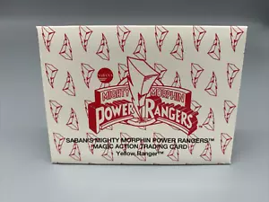 1 PAQUETE 3D Lenticular Mighty Morphin Power Ranger Magic Amarillo Trini NUEVO 1995 - Imagen 1 de 6