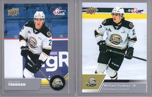 WILLIAM TRUDEAU [Lot of 2] Laval Rocket (AHL)