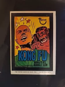 Kong Fu - 1974 Topps Wacky Packages Sticker Vintage - Bild 1 von 1