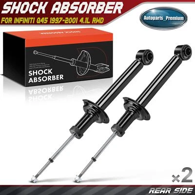 2Pcs Rear Left & Right Side Shock Absorber for INFINITI Q45 1997-2001 4.1L RWD - Image 1 of 4
