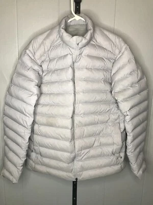Lululemon Mens Navigation Stretch Goose Down Jacket Gray Puffer Size XL SEE PICS - Image 1 of 4
