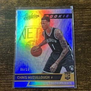 2015-16 Panini Absolute Chris McCullough Rookie /10 Brooklyn Nets/Syracuse... - Picture 1 of 2