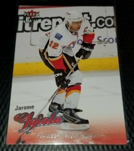 2008-09 UDC NHL Fleer Ultra JAROME IGINLA Calgary Flames Silver FOIL Hockey #110