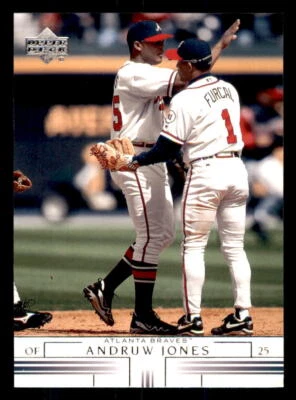 2002 Upper Deck  #636 Andruw Jones Atlanta Braves - Image 1 of 2
