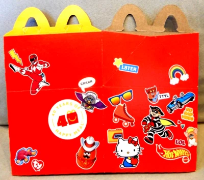 MCDONALDS 40 Aniversario Celebración 2019 HAPPY FOOD BOX Juguete Power Ranger Ty Foto 1 de 4