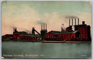 Vtg Birmingham Alabama AL Thomas Furnace Pioneer Mining & Manufacturing Postcard - Picture 1 of 2