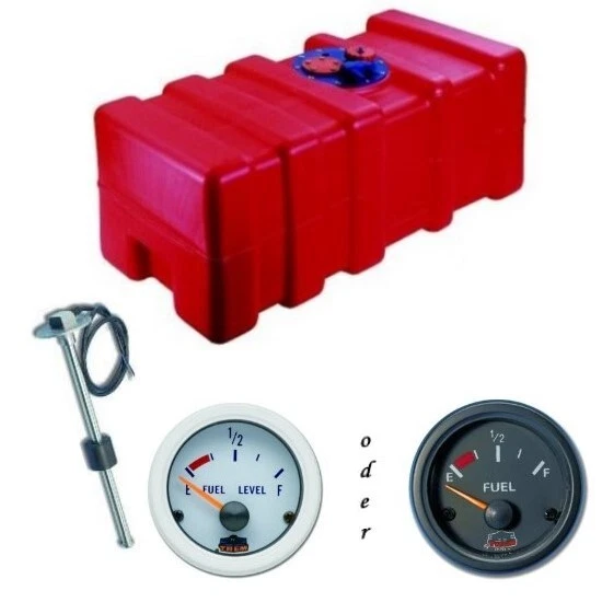 Boot Tank Einbautank Geber und Anzeige Bootstank Benzintank Rohrgeber nach Wahl - Bild 1 von 1