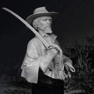 Kit Modelo Resina 1/12 BUSTO Oficial de Caballería de la Guerra Civil Americana Confederado Sin Pintar - Imagen 1 de 5