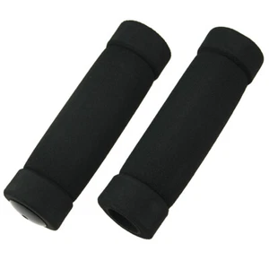 Fahrrad Schaumstoffgriffe 125mm Paar mit Endstopfen - Bild 1 von 1