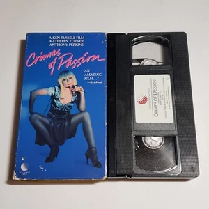 Crimes of Passion (VHS, 1984) Ken Russell Kathleen Turner Combined Shipping - Imagen 1 de 2