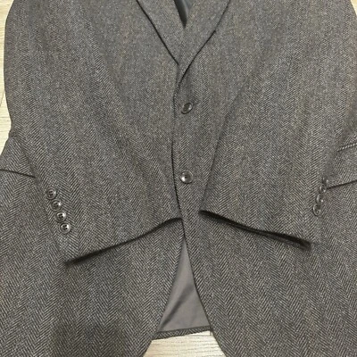 CRICKETEER VINTAGE TWEED 100% Lambs Wool mens sport coat suit jacket blazer 46R - Image 1 of 4