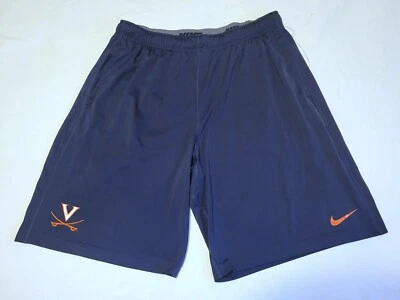 TEAM ISSUED Nike Dri-Fit Virginia Cavaliers navy blue shorts Adult Men's LARGE L - Image 1 of 4