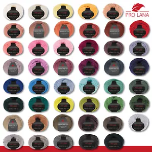 Pro Lana 5 x 50 g Merino Pur 125 Schurwolle kuschelweich wolle 46 Farben - Bild 1 von 47
