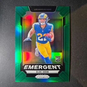 2024 Panini Prizm - Emergent Green Prizm #10 Blake Corum (RC) - Picture 1 of 2