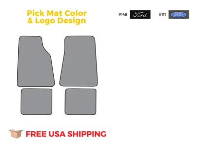 FITS 1992-2011 Ford Crown Victoria Floor Mat 4pc Cutpile Foto 1 de 4