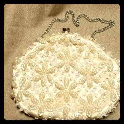 Vintage Mister Ernest Bead Sequin Evening Bag Hong Kong - Image 1 of 4