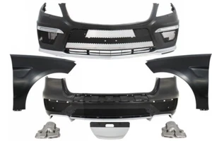 Bodykit für Mercedes ML W166 12+ Stoßstange kotflügel Schalldämpfer ML63 Look - Afbeelding 1 van 11