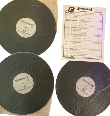 #85 GARY OWENS SUPERTRACKS DANCE HITS 3 HR SPECIAL, CHUBBY CHECKER (5),VAN McCOY - Image 1 of 3