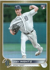 2022 Topps Update Baseball Gold Foil #US295 Joey Wentz - Picture 1 of 2