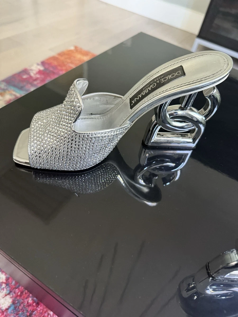 Dolce&Gabbana Silver Heels for Women for sale | eBay