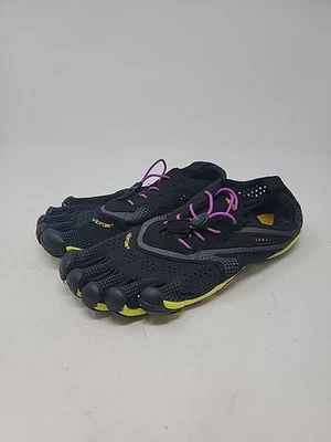 Vibram Women's V Running Shoes, Black/Yellow/Purple, 39 EU/8-8.5 M US - Image 1 of 4