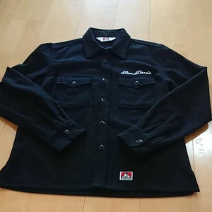 Ben Davis Herren M Oberbekleidung Jacke schwarz bestickt guter Zustand - Bild 1 von 3