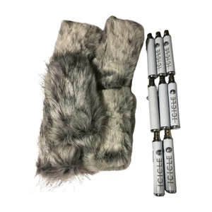 lote de 8 convertidores de micrófono a USB AZUL ICICLE con parabrisas peludo - Imagen 1 de 4