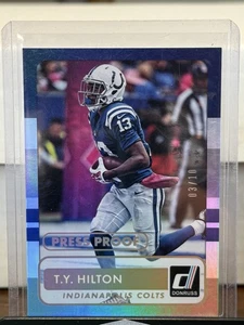2015 Donruss T.Y. Hilton #75 Press Proof Gold /10 - Bild 1 von 2