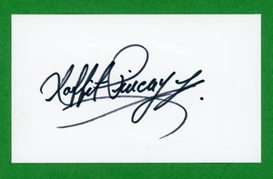 Laffit Pincay Jr. im Ruhestand Jockey Hall of Fame signiert 3x5 Karteikarte E28168 - Bild 1 von 1