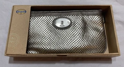 Pulsera Fossil Multifunción Metálica Cuero Dorado en Caja de Regalo con Etiqueta Foto 1 de 4