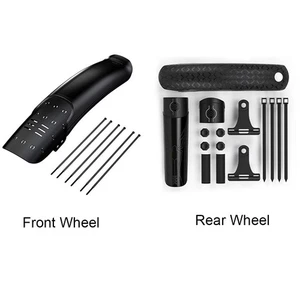 Schutzblech Set vorne und hinten aus PP Kunststoff und Nylon für Mountainbikes - Picture 1 of 8