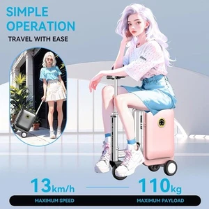 Airwheel SE3S 20L Rosa Montable Inteligente Scooter Eléctrico Maleta-Bloqueo TSA, USB - Imagen 1 de 15