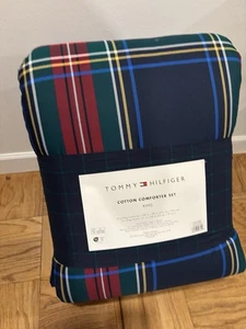 TOMMY HILFIGER Devon Tartan Plaid 3PC KING Comforter Set - Picture 1 of 6