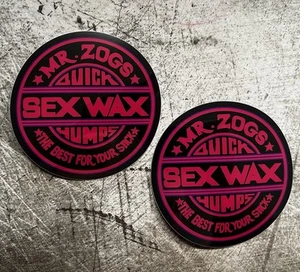 Sex Wax Stickers Volcom Sticker RVCA SEX WAX STICKERS T&C Vintage Vans Ripcurl - Picture 1 of 5